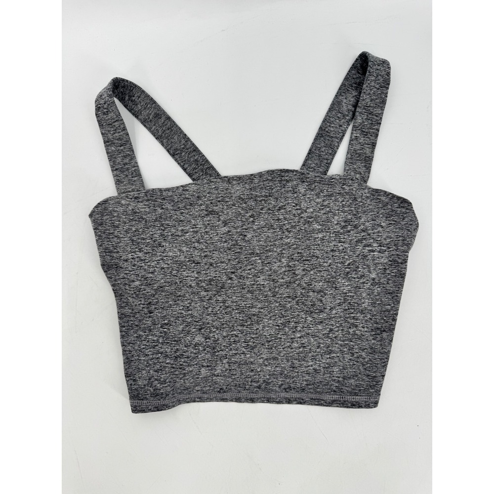 Vuori Elevation Square Neck Tank Women L Grey Heather VW1080